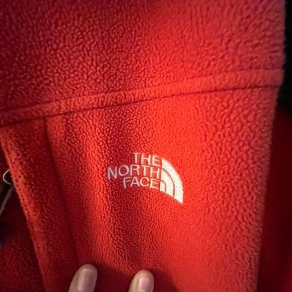 The North Face Men's Bold Red and Charcoal Jacket - Picture 4 of 8